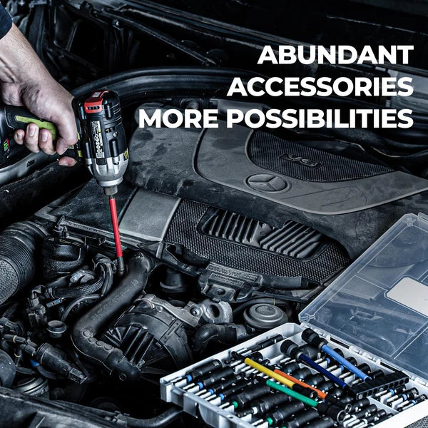 Magnetic Nut Driver Set, 8pcs SAE Impact Driver Bit Set, 1/4''~9/16'' Nut Dri...