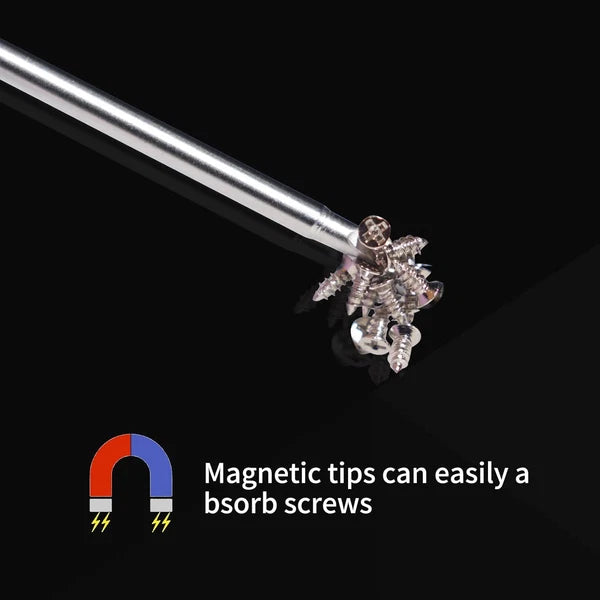 Triangle Screwdrivers Sets 5-Pieces, Magnetic Tip Screwdriver Bit with Nonslip H