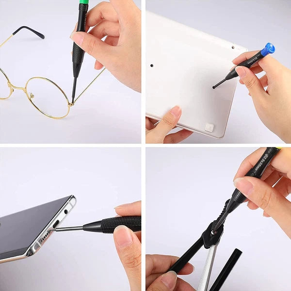 18 Pcs Magnetic Small Screwdrivers for Repairing Computer Eyeglasses Watch