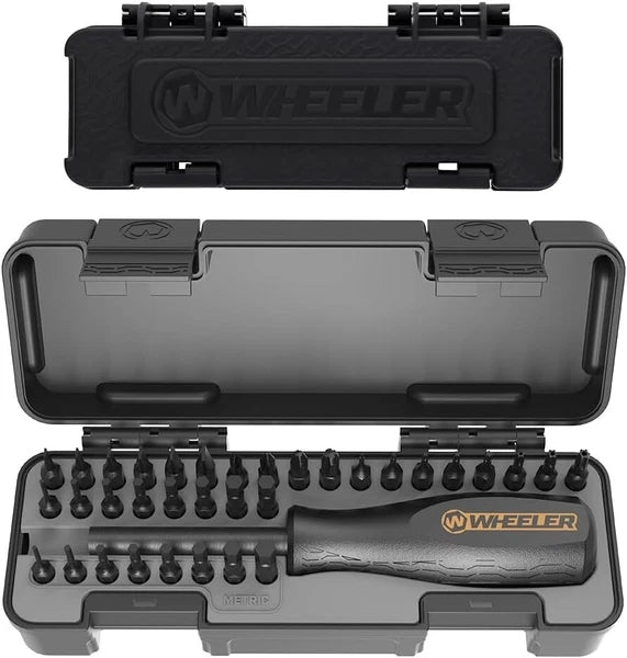 Compact Ergonomic Screwdriver Set with Magnetic Handle - 36 Piece Bit Assortment