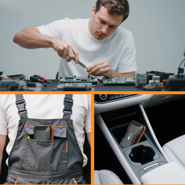 42PCS T-Shaped Ratchet Screwdriver Kit with Detachable Handle & Storage Case