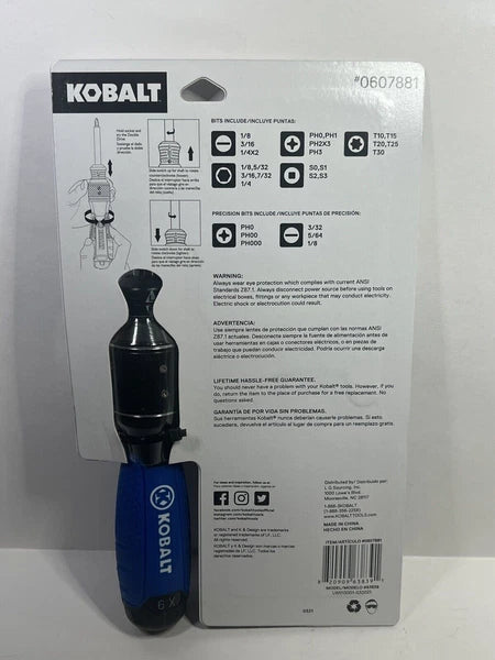 KOBALT 6x-Speed Double Drive 32-pc Screwdriver Set Quick Sale