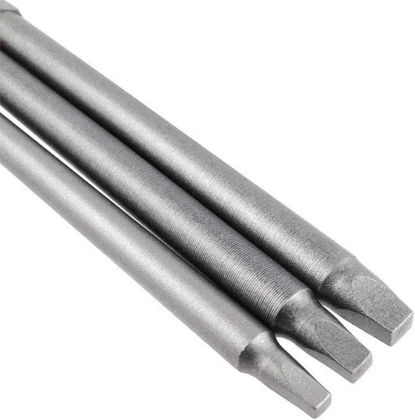 3 Sets 100mm 1/4-Inch Hex Shank Magnetic Square Head Screwdriver Bits SQ1 SQ2