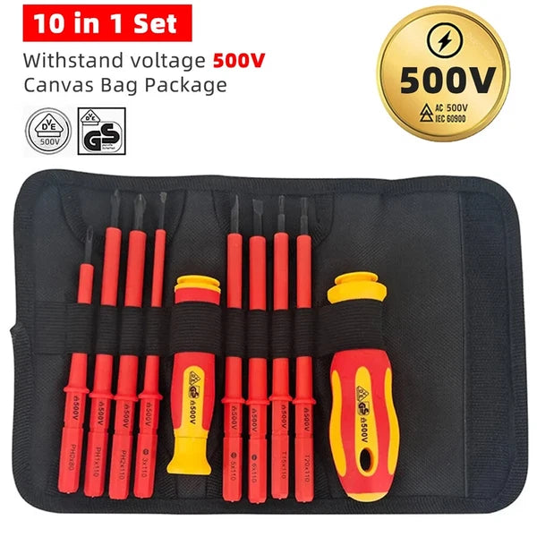 New Hexagonal Screwdriver Insulated Electrician Screwdriver High Set Cross Word
