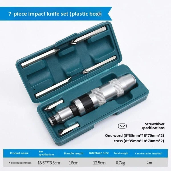 Impact Screwdriver Set Super Hard Bit Multifunctional Reversing Screwdriver