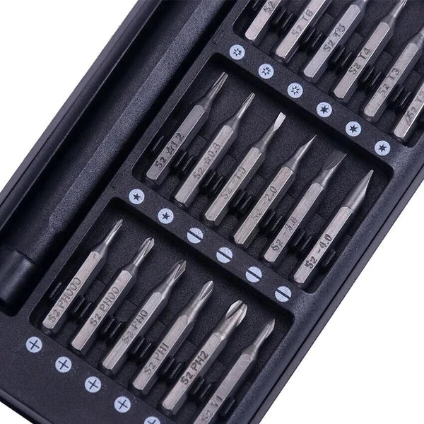 Screwdriver Set Of 24 For Mobile And Desktop Repair Tools With Case And Cover