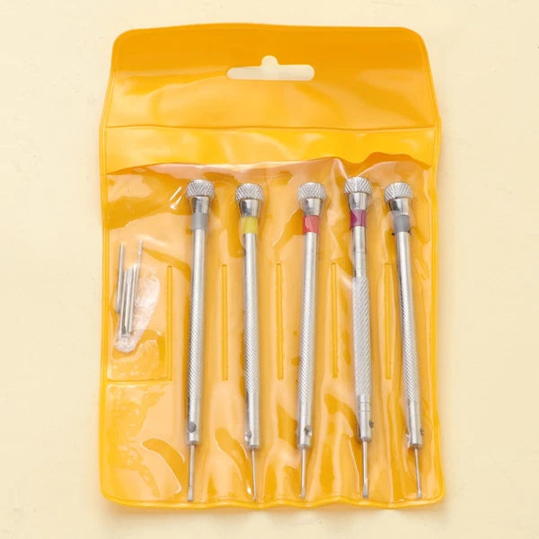 5 Pcs Small Screwdriver Set Watch Repair Tools & Kits Eyeglasses