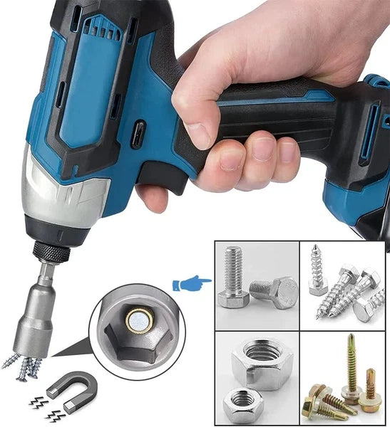 14X 1/4" 6 -19mm  Nut Driver Bit Sets  Magnetic Metric Socket Impact Drill