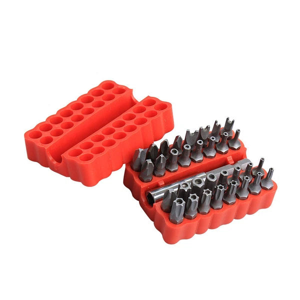 33 Torx Tri Wing Screwdriver Bit Set Tamper Proof Security Torq Hex Star Spanner