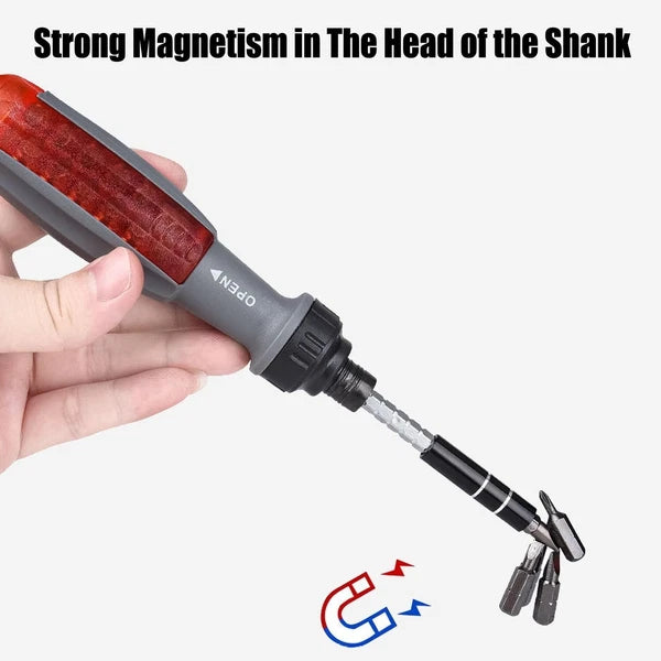 11 in 1 , Portable Multifunctional Set, Flat Head/Slotted/Phillips/Hex/Square...