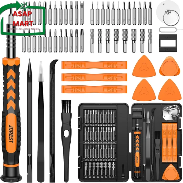 JOREST 59Pcs Small Precision Screwdriver Set with Torx T5, T6, T8, Mini Repair T