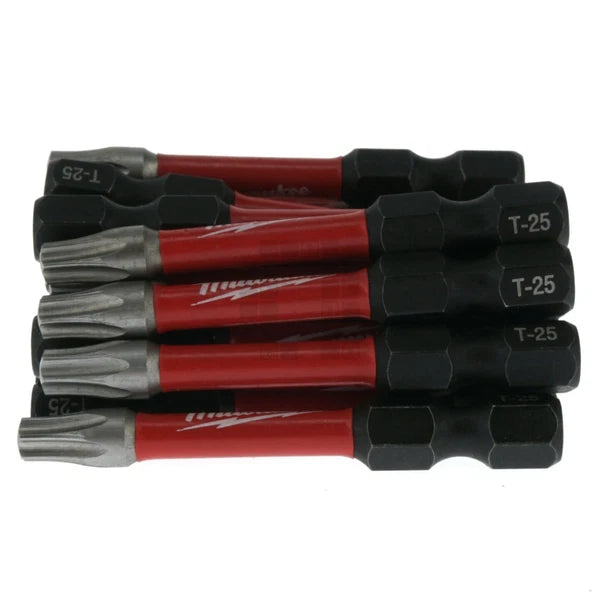 Milwaukee 48-32-4785 2" T25 TORX SHOCKWAVE Impact Duty Power Bit, 25 Bulk Pack