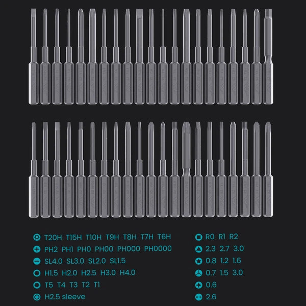 Precision Screwdriver Set 56 Pieces including 42 Bits