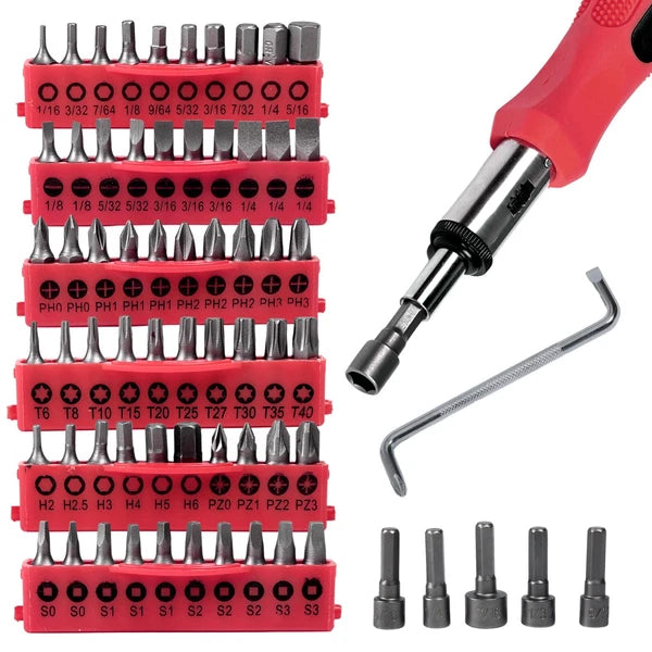 100pc Multi-Tool Screwdriver Set w/ Stand for Home Repair & DIY