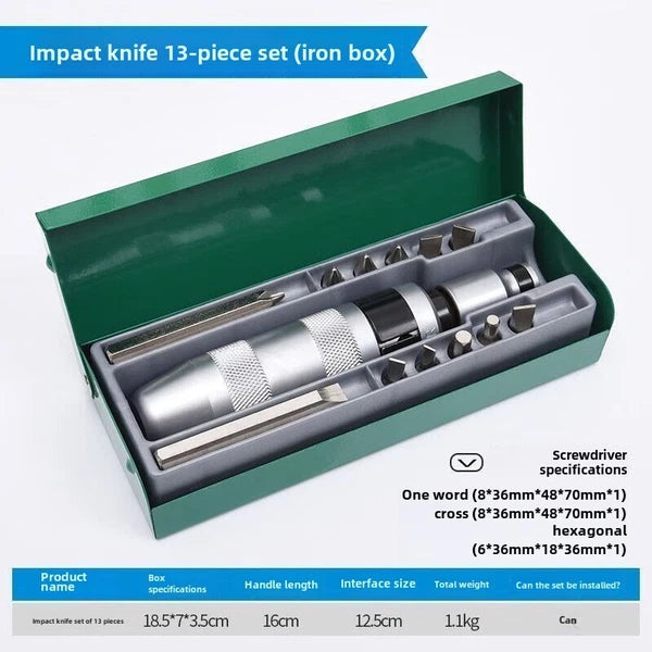 Impact Screwdriver Set Super Hard Bit Multifunctional Reversing Screwdriver