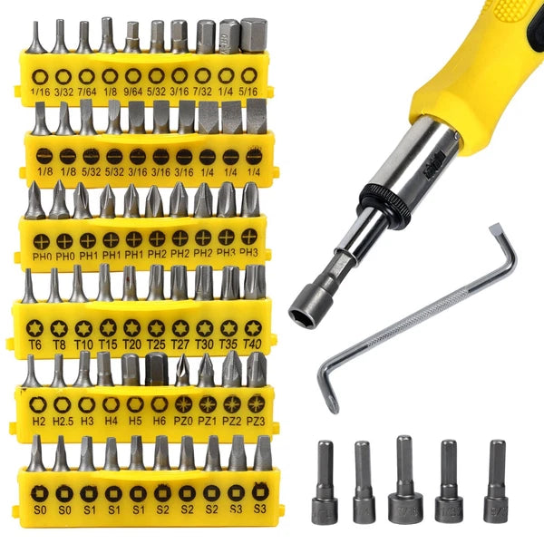 100pc Multi-Tool Screwdriver Set w/ Stand for Home Repair & DIY