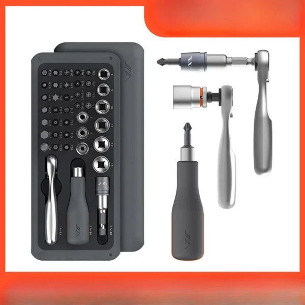 41IN1 Screwdriver Set S2 Magnetic Bits Ratchet Wrench Screwdrivers Kit DIY Tools