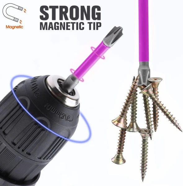 10Pcs Magnetic PH2 Special Slotted Phillips Screwdriver Bit Set for Electricians