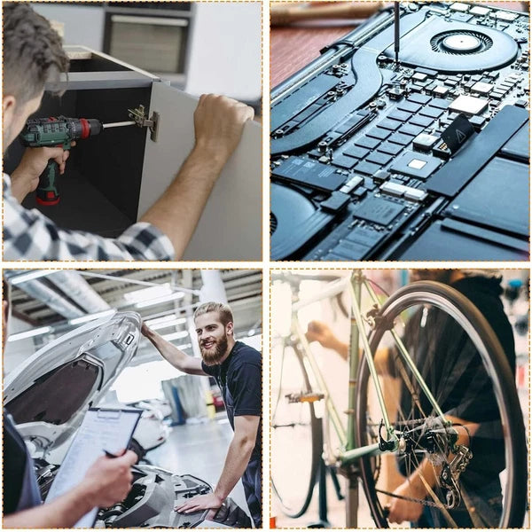 Tri Wing Screwdriver 33 Torx Bit Set Tamper Proof Security Torq Hex Star Spanner