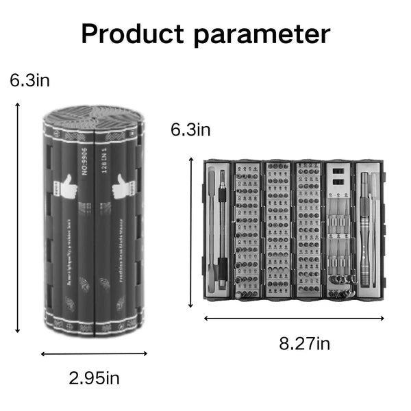 128 in 1 Screwdriver Set Electronics Precision Magnetic Repair Tool  122 Bits *