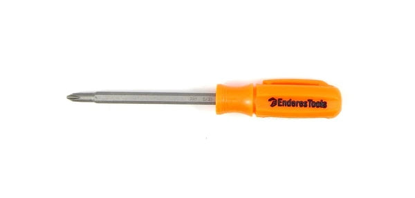 Enderes Tool Pocket 2 in 1 Orange Screwdriver Phillips Flat Made In USA 2-1