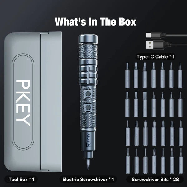 Mini Electric Screwdriver Set,Precision Electric Screwdriver， Cordless with 2...