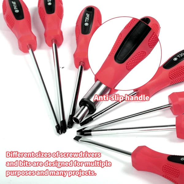 100pc Multi-Tool Screwdriver Set w/ Stand for Home Repair & DIY