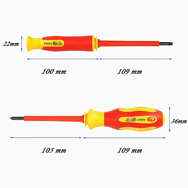 New Hexagonal Screwdriver Insulated Electrician Screwdriver High Set Cross Word