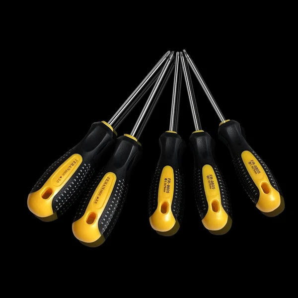 Triangle Screwdrivers Sets 5-Pieces, Magnetic Tip Screwdriver Bit with Nonslip H