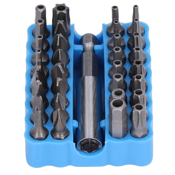 33Pcs Security Screwdriver Bit 1/4in Hex Shank Tool Set Kit for Maintenance