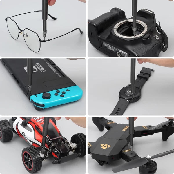 Precision Screwdriver Set 49 in 1 SHARDEN Small Black