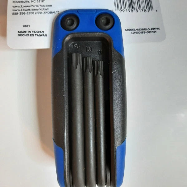 Screwdriver Slottedhead Phillips Torx Screwdriver 4 Way Folding 16pc #3839314