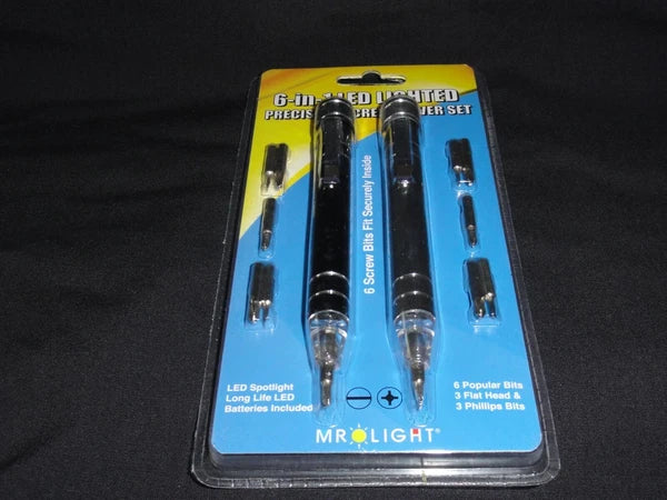 6-in-1 Led Lighted Precision Screwdriver Set by MrLight