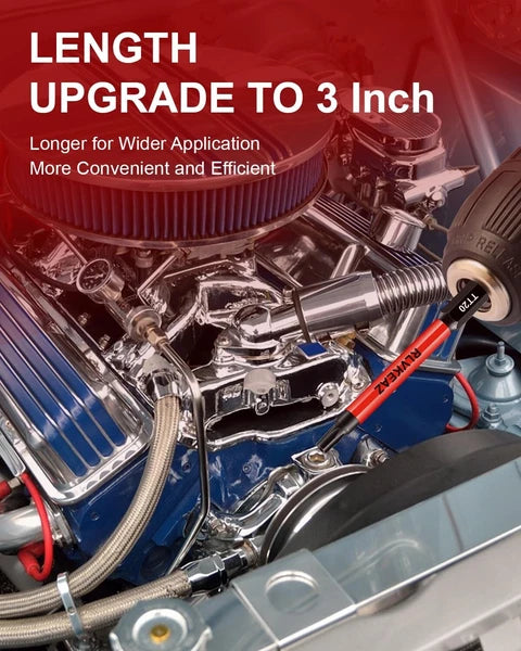 12-Piece Impact Security Torx Bit Set (T5-T40), 3-Inch Long S2 Steel 1/4" Hex