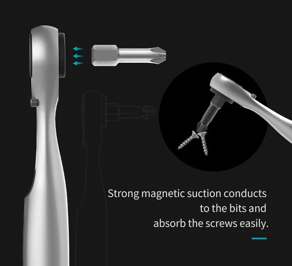 41IN1 Screwdriver Set S2 Magnetic Bits Ratchet Wrench Screwdrivers Kit DIY Tools