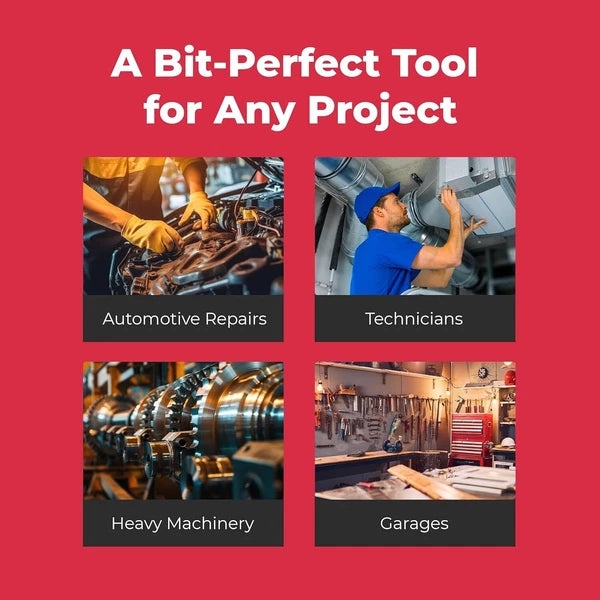 Megapro 211R1C36RD Automotive Ratcheting 13 in 1 Multi-bit Screwdriver