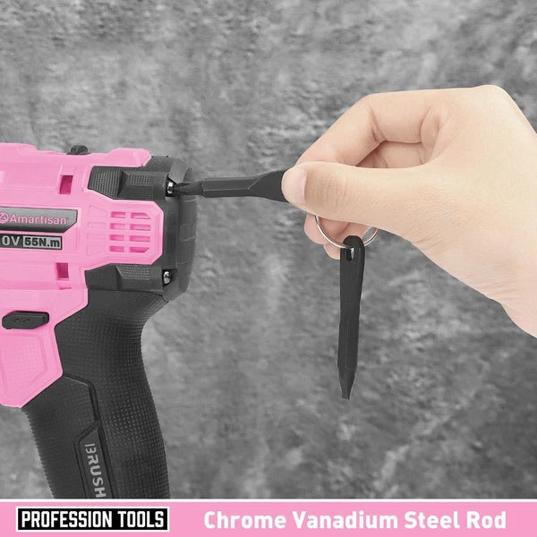 10- Piece Magnetic Screwdrivers Set, 5 Phillips and 5 Slotted Tips, Cushion Grip