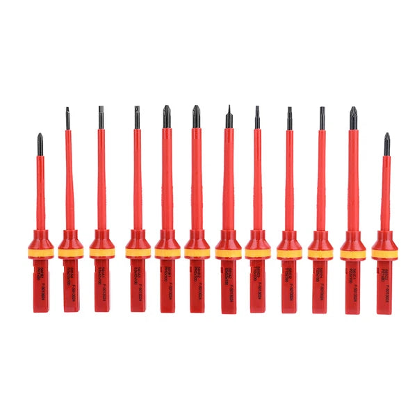 13PCS Changeable Insulated Screwdriver Set Household Electrician Repair Tool Kit