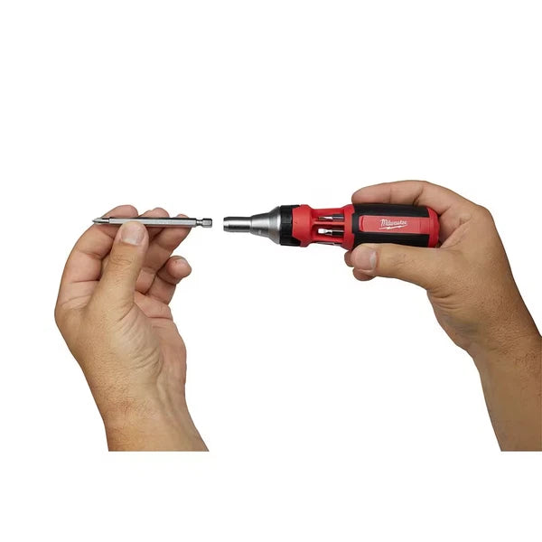 9-In-1 Square Drive Ratcheting Multi-Bit Screwdriver