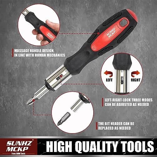 SUNHZMCKP 124-Piece Magnetic Screwdriver set, Includes 124PC Screwdriver Set