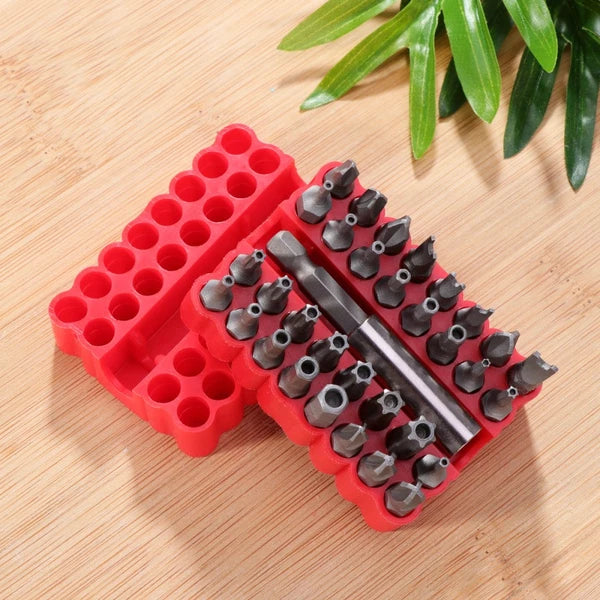33 Pcs Hexagon Bit Security Screw Set Tamper Proof Extension Bits