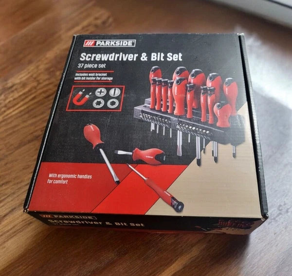 Parkside Screwdriver & Bit Set (37 Pieces)