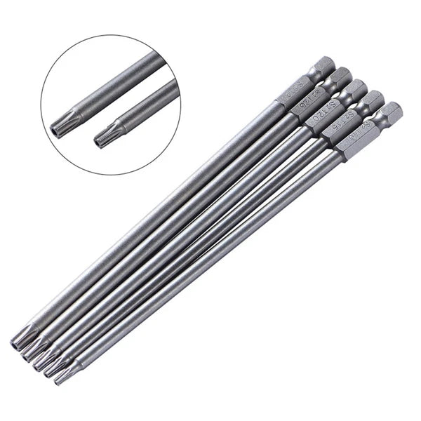 5 Pcs Screw Driver Bit Steel Screwdriver Drill Bits