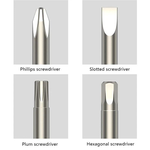 Magnetic Screwdriver Set Alloy Steel Slotted Phillips Hexagon Plum Screw Driver