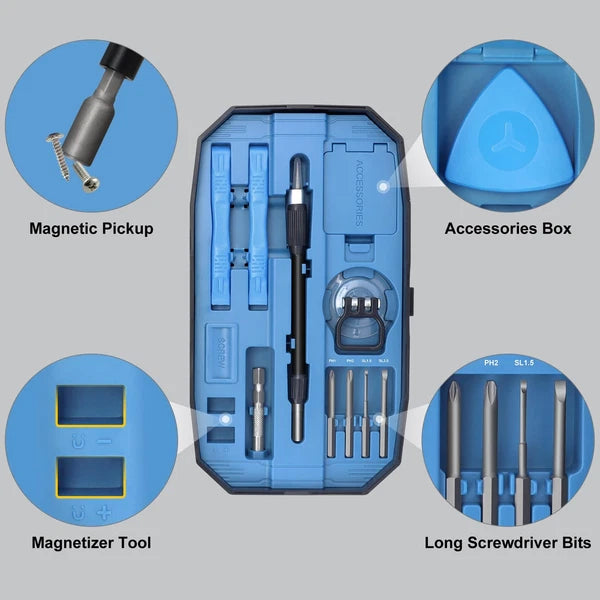 Precision Screwdriver Set 153 in 1 Small Magnetic Screwdriver Set with Case, ...