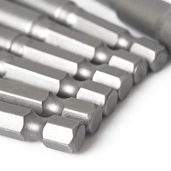 Shank Nut Driver Bit Set Hex Magnetic Metric Socket Impact Drill 3mm-24mm 1/4"