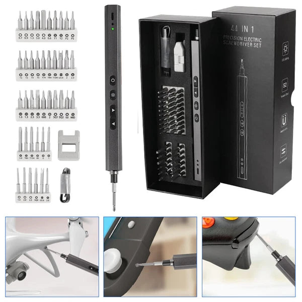 44 IN 1 Cordless Mini Power Precision Screwdriver Electric Screwdriver Kit Set