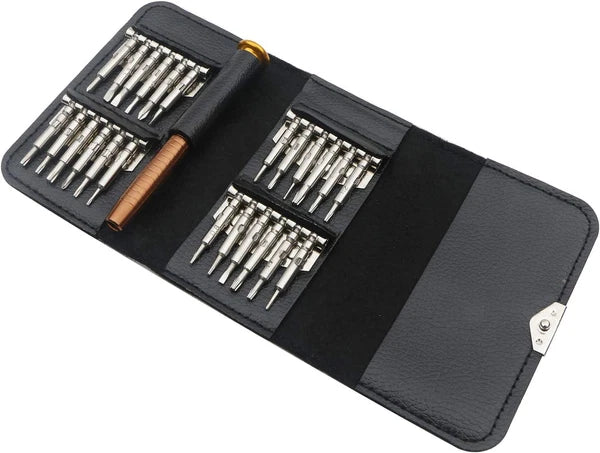 25 in 1 Screwdriver Set, Precision Screwdriver Small Screwdriver Set with Black