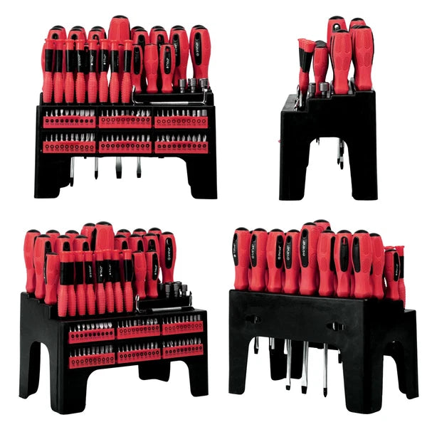 100pc Multi-Tool Screwdriver Set w/ Stand for Home Repair & DIY