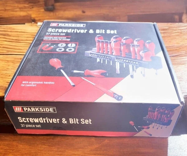 Parkside Screwdriver & Bit Set (37 Pieces)